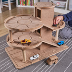 Load image into Gallery viewer, Wooden Parking Car Garage Toy For Toddler with Helo Pist
